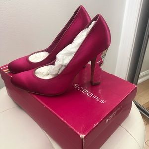 Barbie doll pink pumps by BCBG